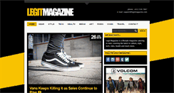 Desktop Screenshot of legitmagazine.com
